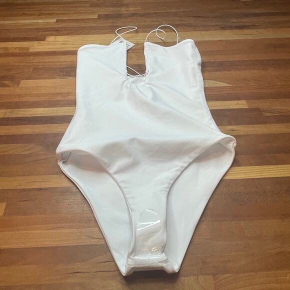 Jade Swim Micro Naomi Swimsuit white Small - Picture 5 of 10